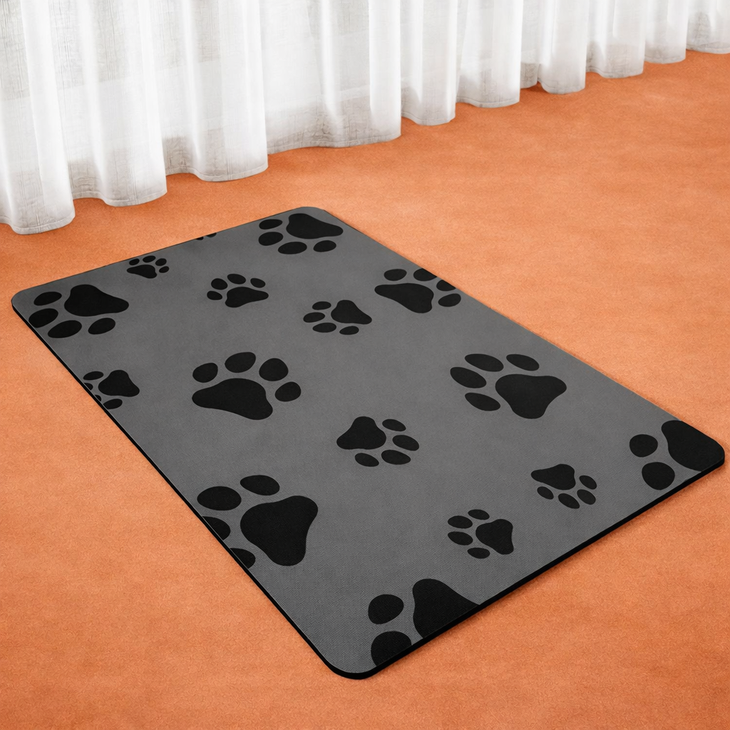Diatom Mud Pet Feeding Mat Absorbent Quick-Drying Floor Mat
