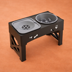 Adjustable Stainless Steel Pet Dog Bowl