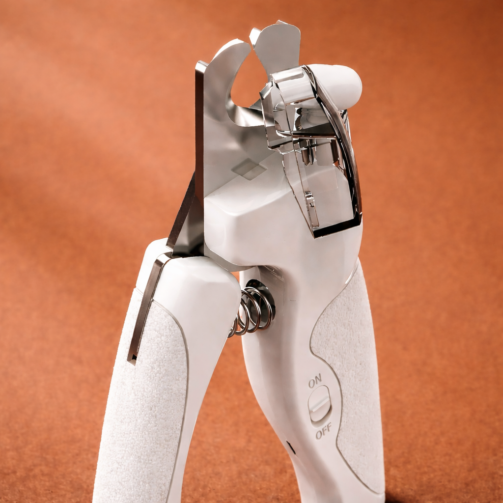 Pet nail clipper with LED light